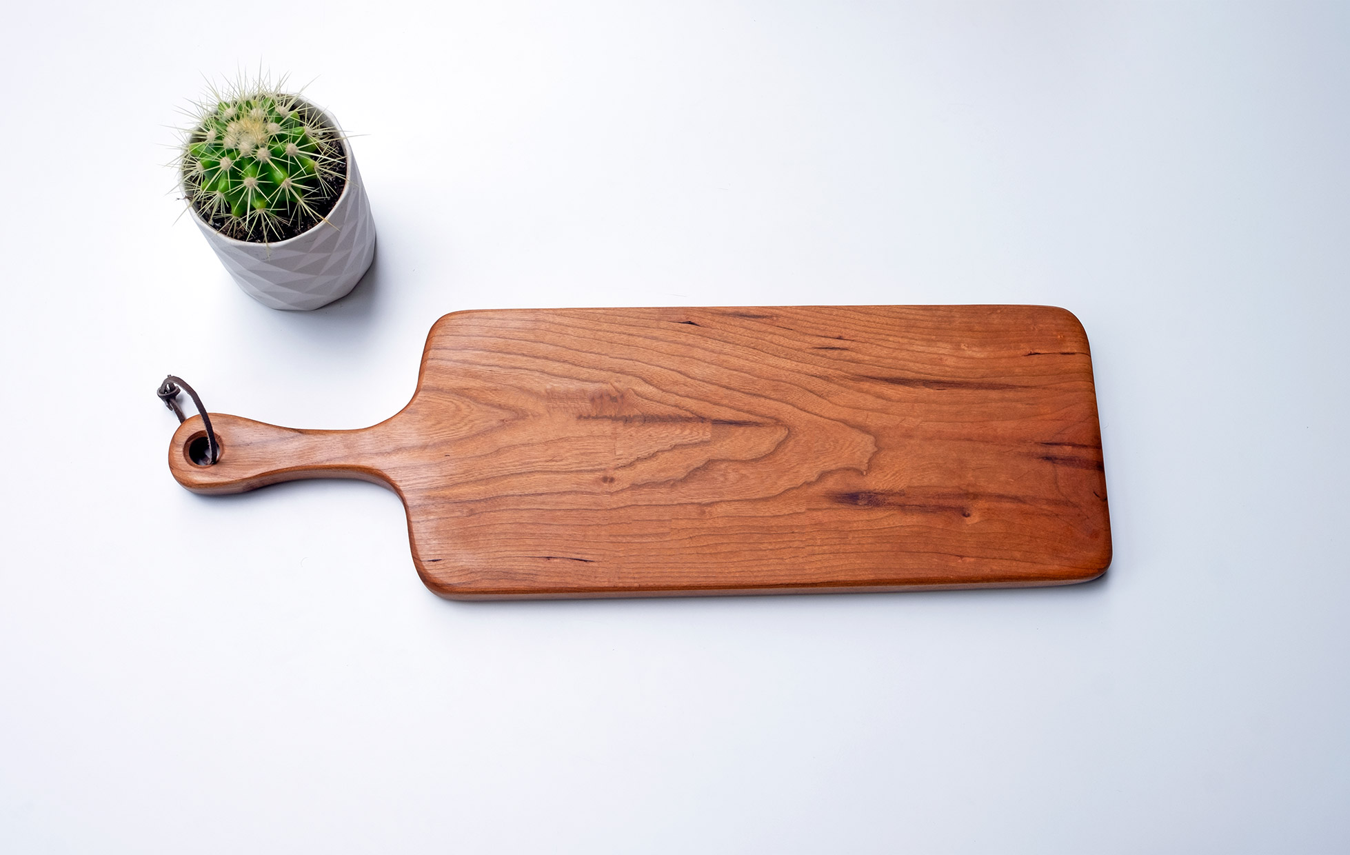Black Cherry board for serving food.